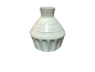 Cream Grooved Vase 55"