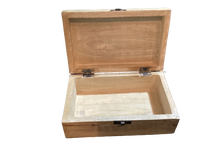 Load image into Gallery viewer, Carved Wooden Latched Box

