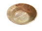 Grooved Wood Bowl