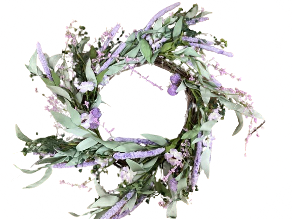 Lavender &Thistle Wreath