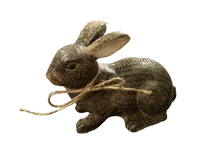 Load image into Gallery viewer, Bronze Resin Hatch Mark Bunnies
