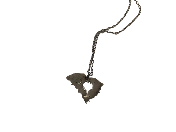 SC Shaped Charm Necklace