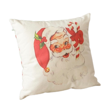 Load image into Gallery viewer, Retro Santa Reversible Pillow
