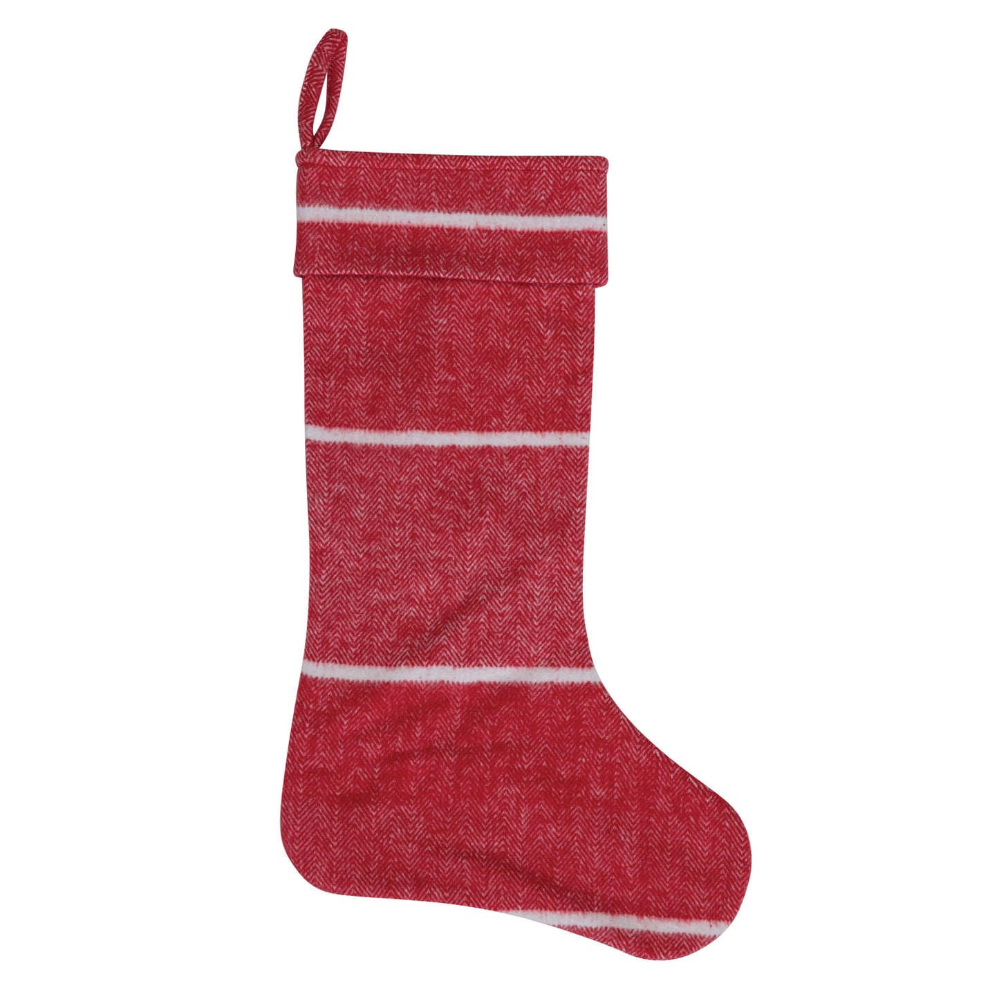 Red Brushed Cotton Stocking