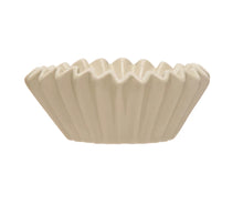 Load image into Gallery viewer, Stoneware Fluted Bowl Round
