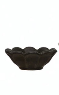 Flower Shape Stoneware Bowls