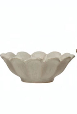 Flower Shape Stoneware Bowls