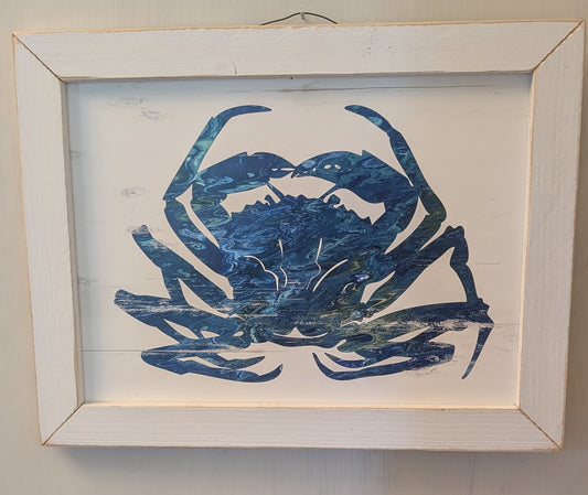 Blue Crab Framed Print