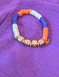 Clemson Clay Bracelet