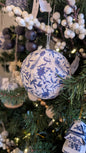 Printed Paper Mache Ball Ornament