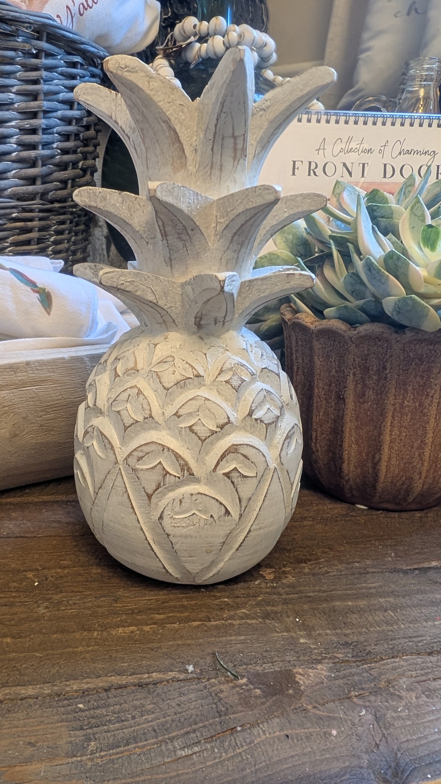 Wooden 3D Pineapple