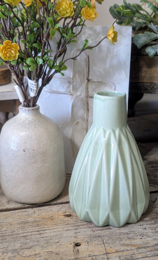 Seafoam Green Vase