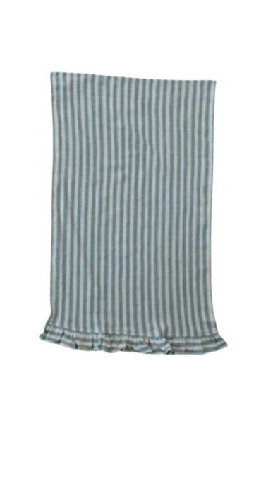 Cotton Tea Towel W/Ruffle