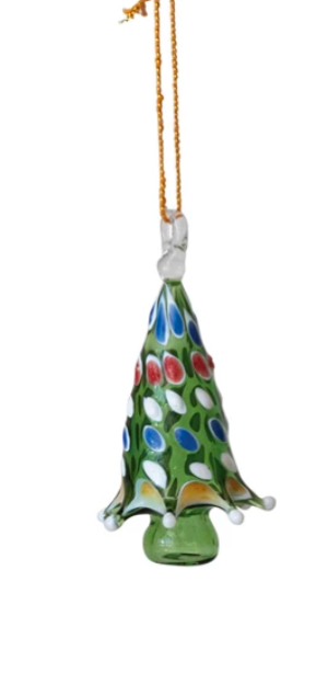 Glass Tree Ornaments