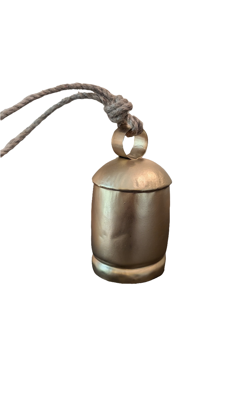 Gold Metal Bell 6"