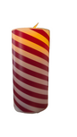 Candy Cane Flame Candle