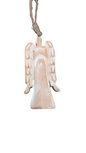 Enamel Wooden  Angel Ornament