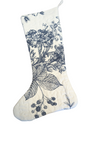 Quilted Cotton Stocking w/Botanical Print