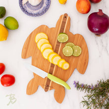 Load image into Gallery viewer, Sea Turtle Shaped Serving &amp; Cutting Board
