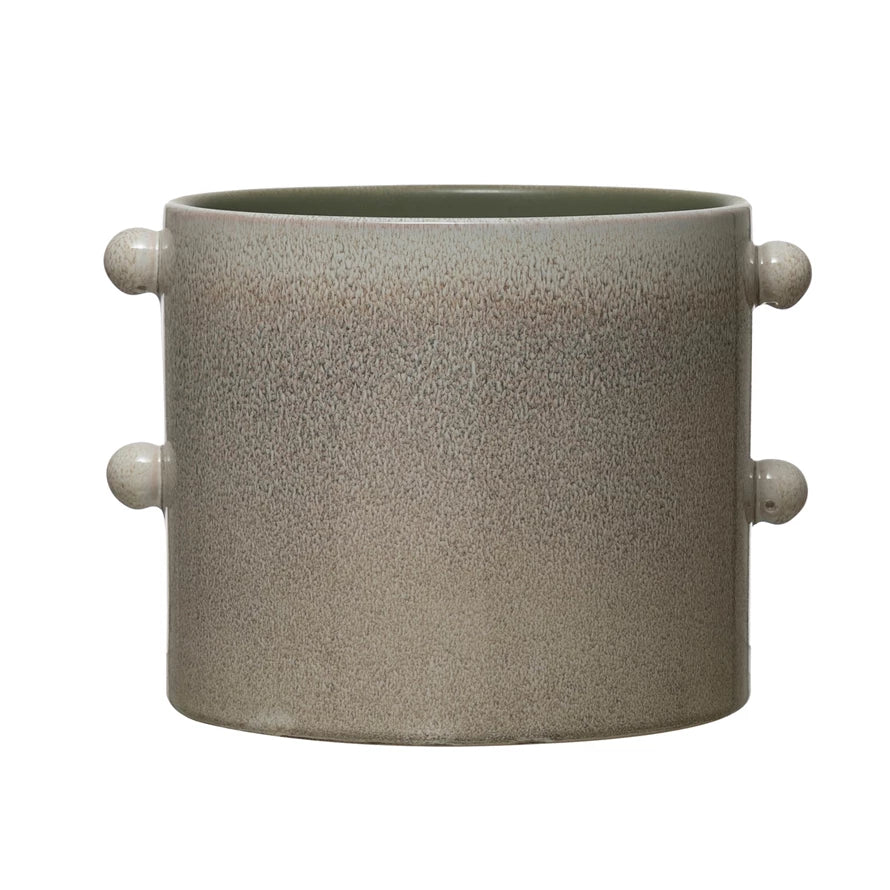 Stoneware Planter Glazed