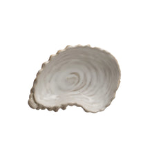 Load image into Gallery viewer, Stoneware Oyster Shell Dish
