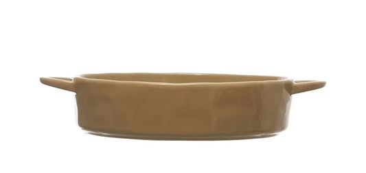 Stoneware Serving Bowl w/Handles