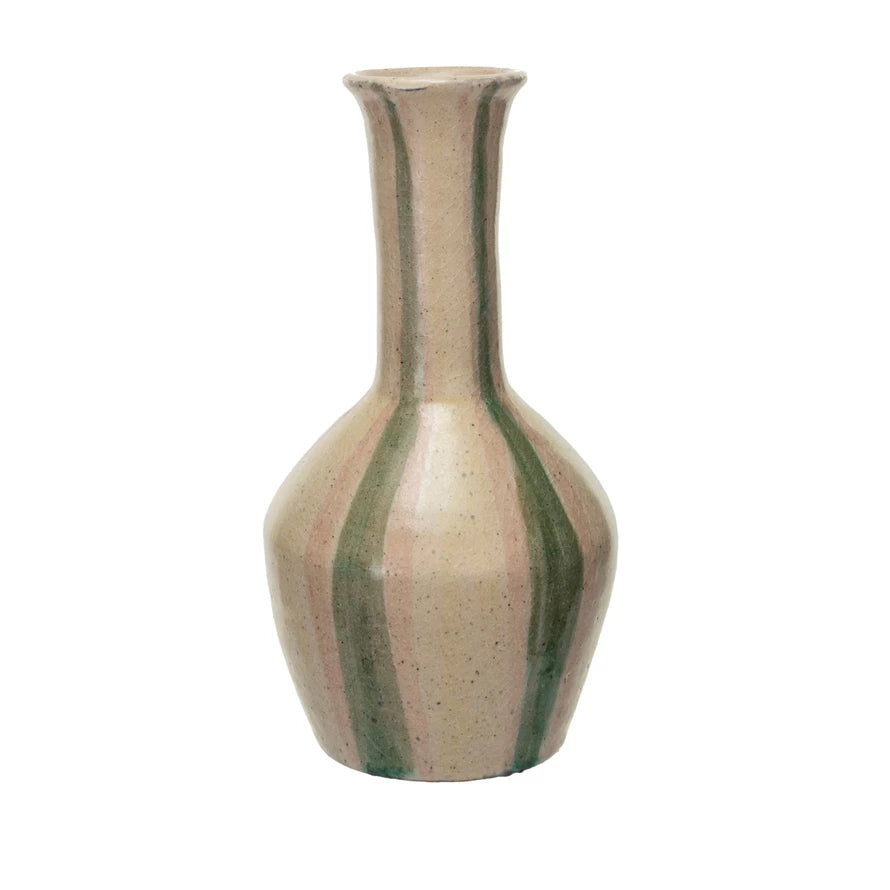 Terra-Cotta Bottle Neck Vase