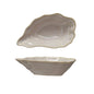 Stoneware Oyster Shaped Bowl