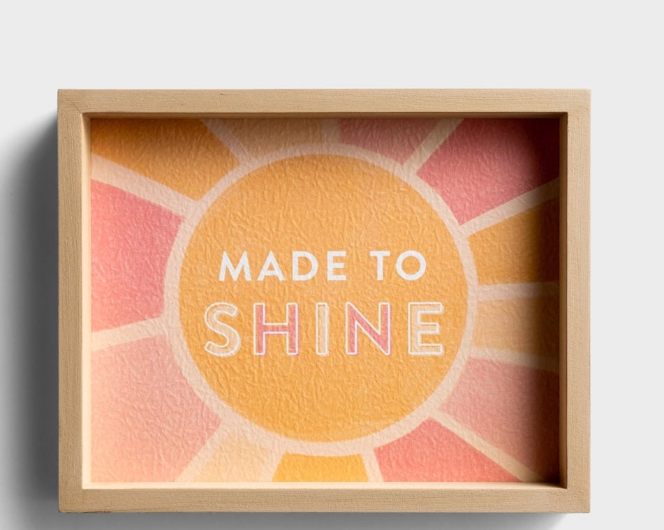 Made to Shine Framed Wall Art