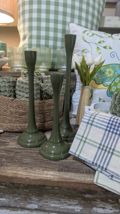 Green Taper Holder