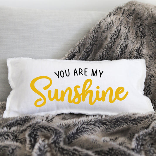 You Are My Sunshine Lumbar Pillow