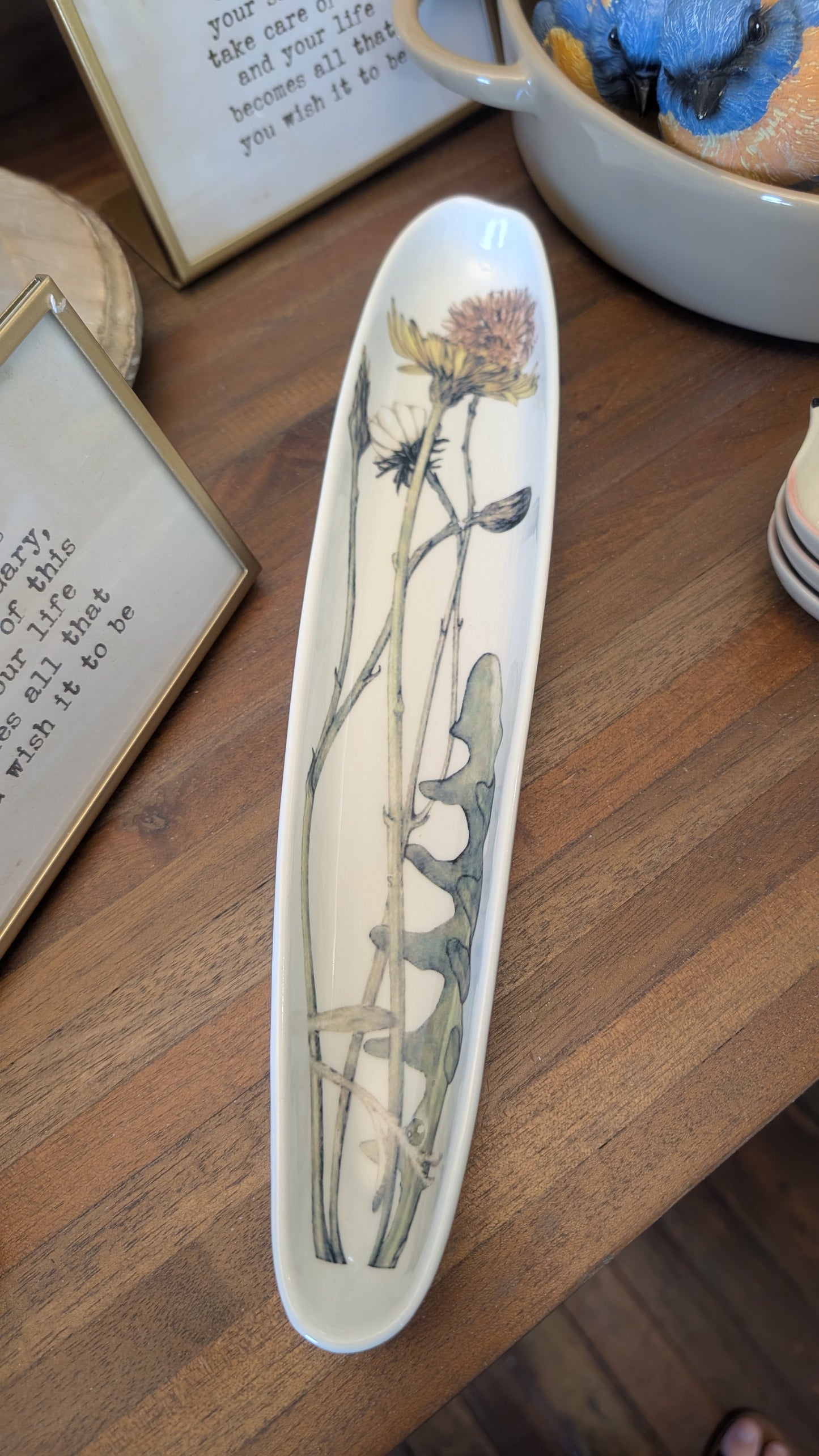 Floral Trinket Dish