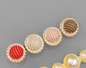 Thread Ball & Pearl Hair Pins