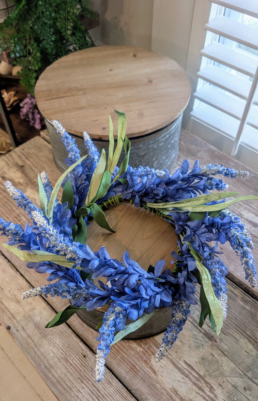 Blue Bonnet Candle Ring