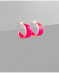 Acrylic Hoop Earrings