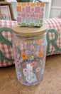 Drinking Glass w/Lid