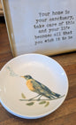 Bird on Branch Dish