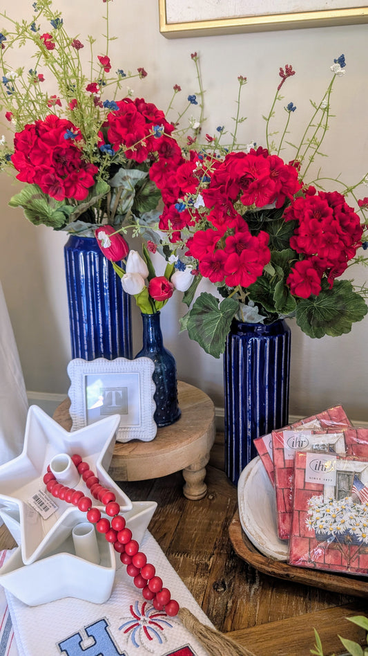 Ribbed Vase