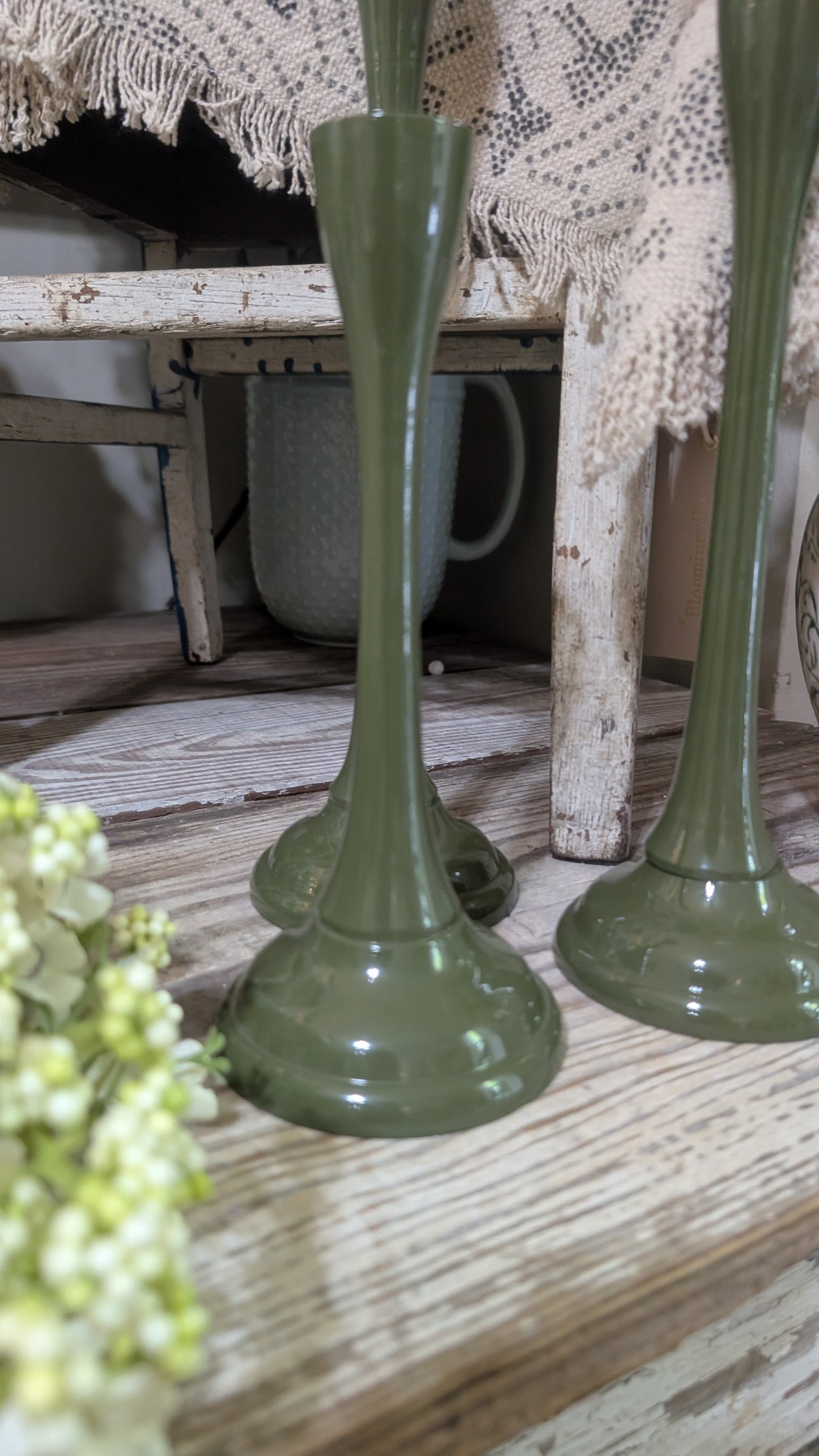 Green Taper Holder