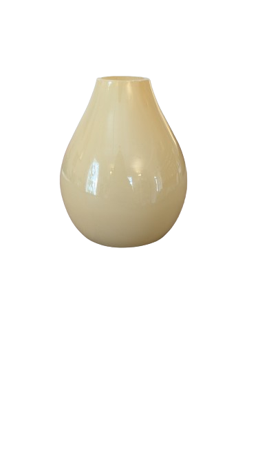 Yellow Glass Vase