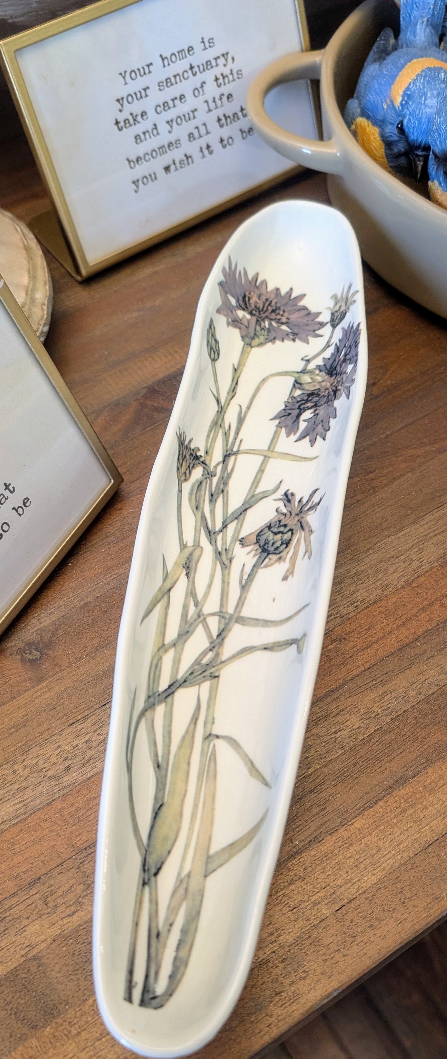Floral Trinket Dish