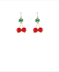 Dangle Cherry Earrings