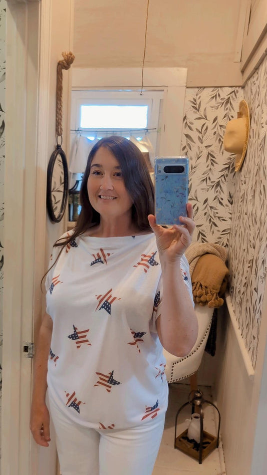Stars & Stripes Knit Top