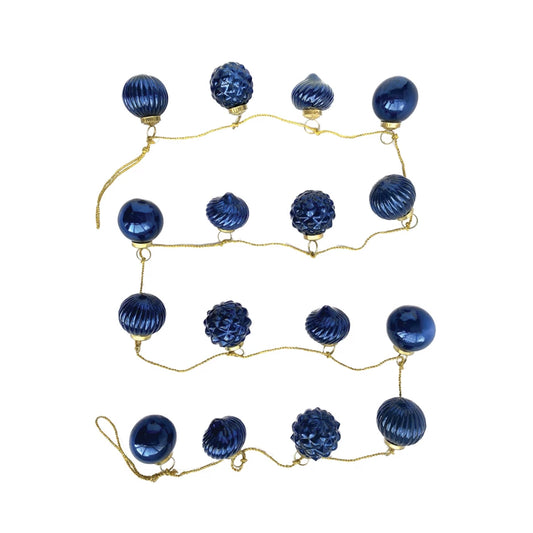 Recycled Glass Blue Garland