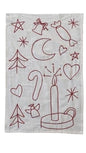 Christmas Embroidered Tea Towels