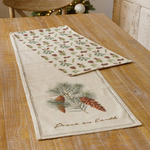 Load image into Gallery viewer, Reversible Table Runner - Peace On Earth
