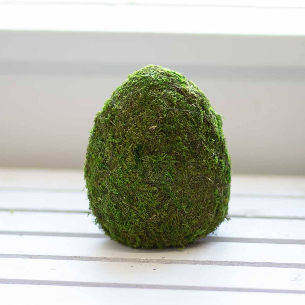 Moss Egg Decor   Green   6.5