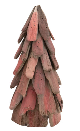 Hand Painted Driftwood Tree Pink