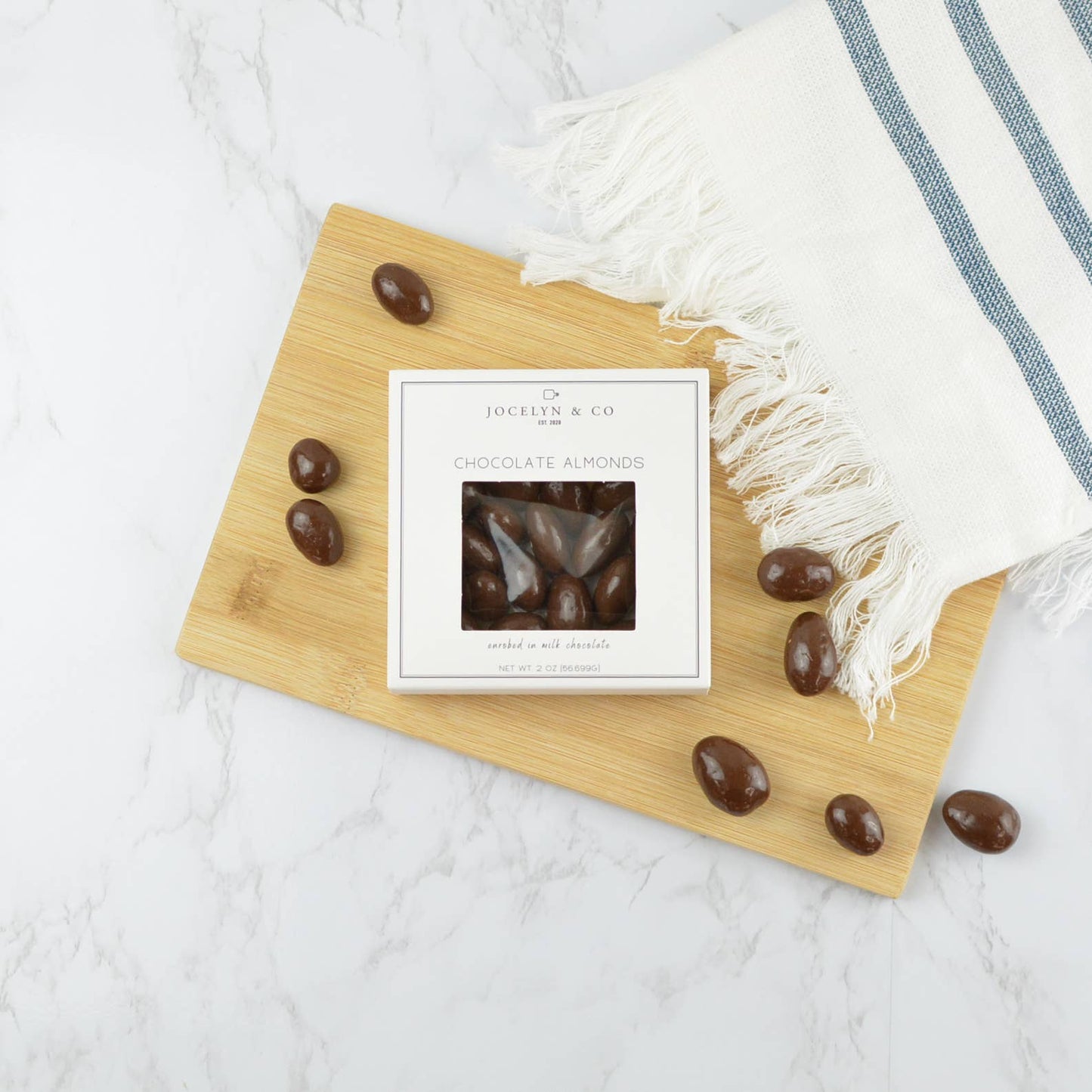 Milk Chocolate Enrobed Almonds