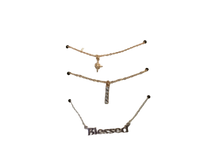 Load image into Gallery viewer, 16&quot; Trio Necklace Set Assorted Styles

